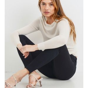 Just black denim skinny jeans